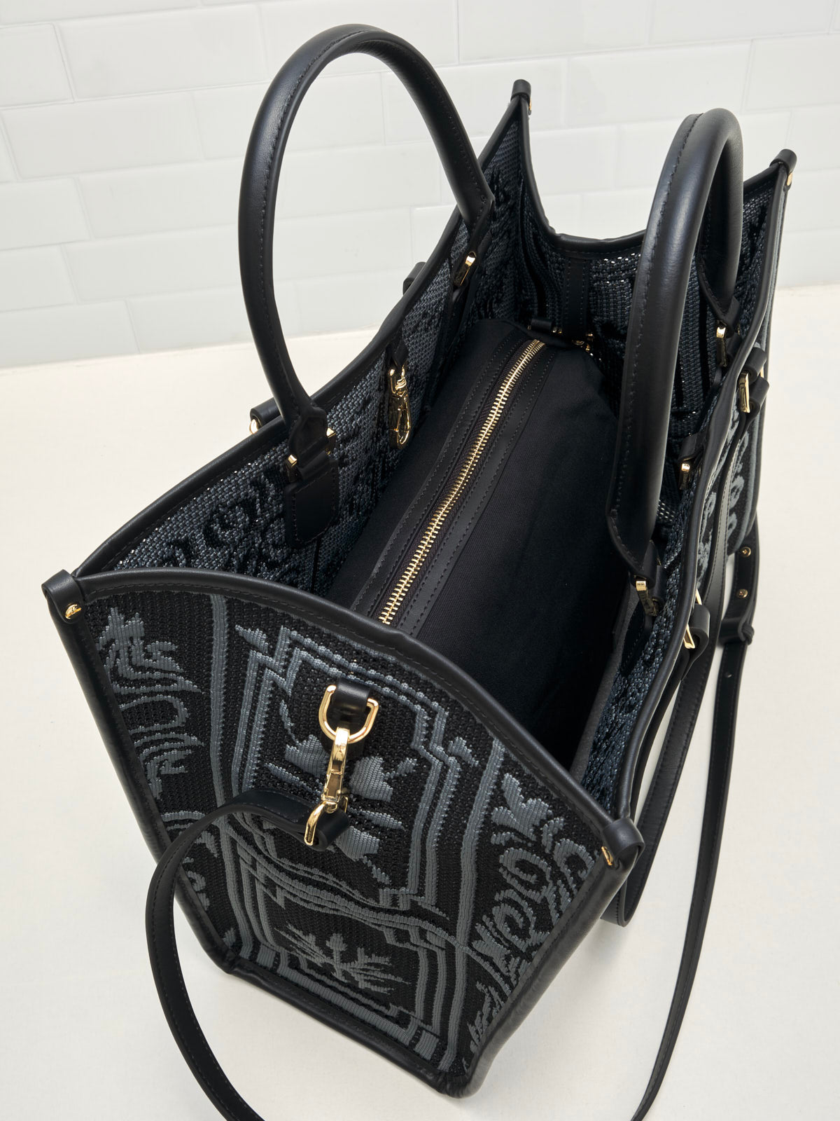 My Best Bag Firenze - Borsa Shopping Atena ossidiana grey 39cm 