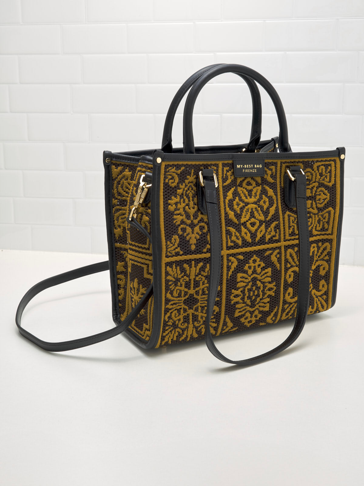 My Best Bag Firenze - Borsa Shopping Atena Amber 28cm 