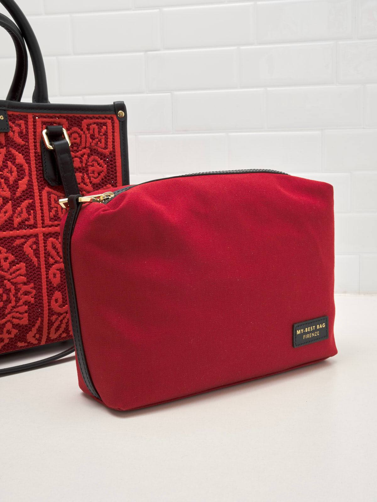 My Best Bag Firenze - Borsa Shopping Atena Corniola 28cm 