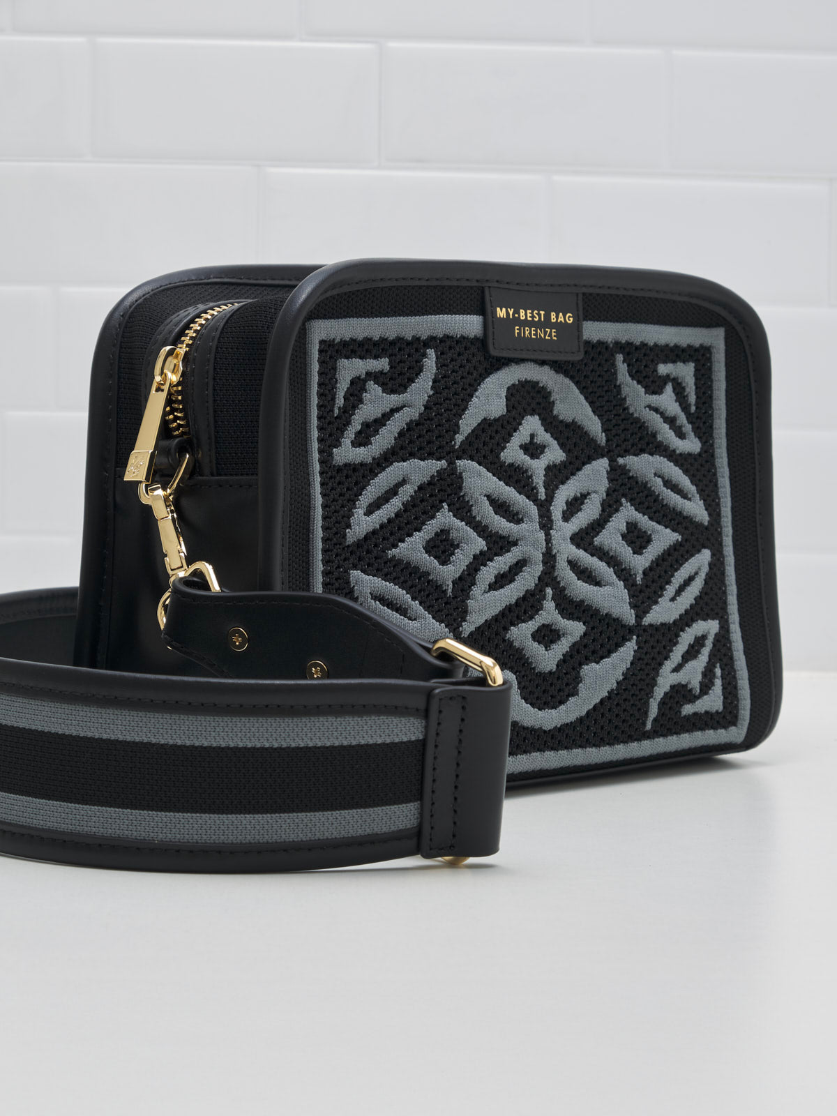 My Best Bag Firenze - Borsa Tracolla Atena ossidiana grey 