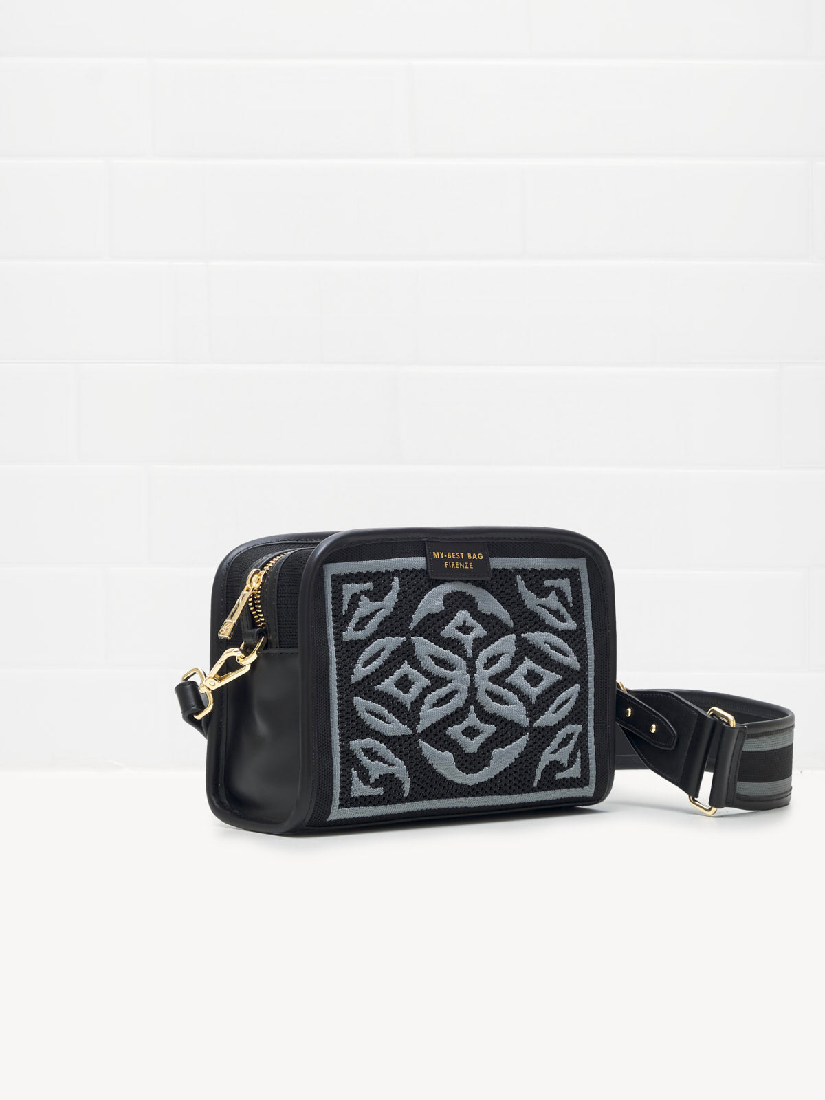 My Best Bag Firenze - Borsa Tracolla Atena ossidiana grey 