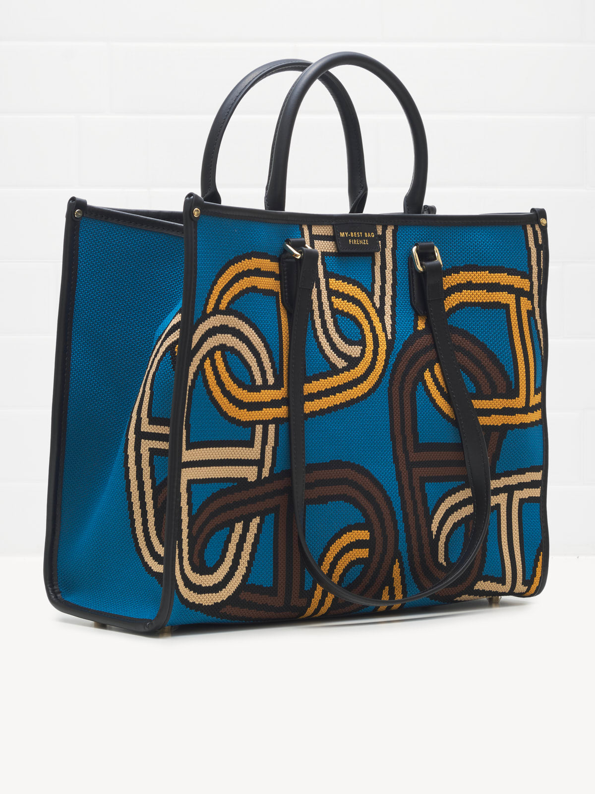 My Best Bag Firenze - Borsa Shopping greyhound 39cm Ottanio 