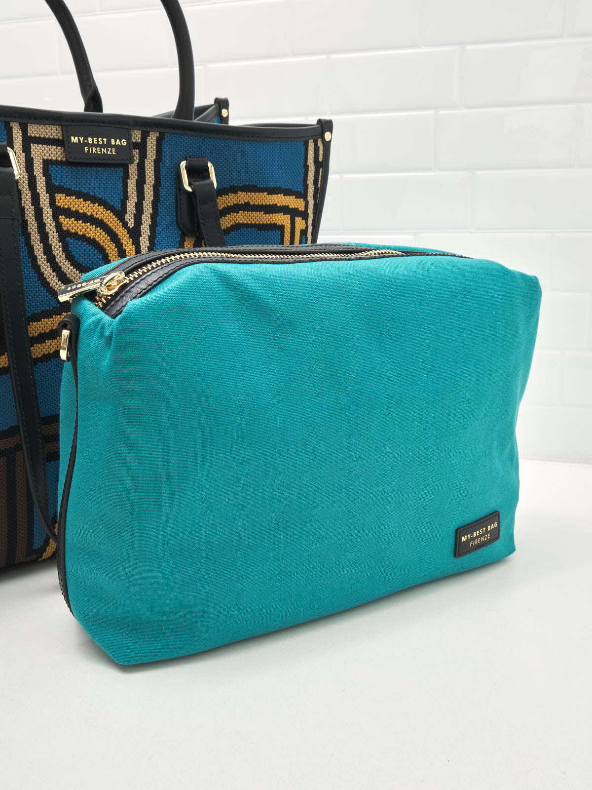 My Best Bag Firenze - Borsa Shopping greyhound 39cm Ottanio 