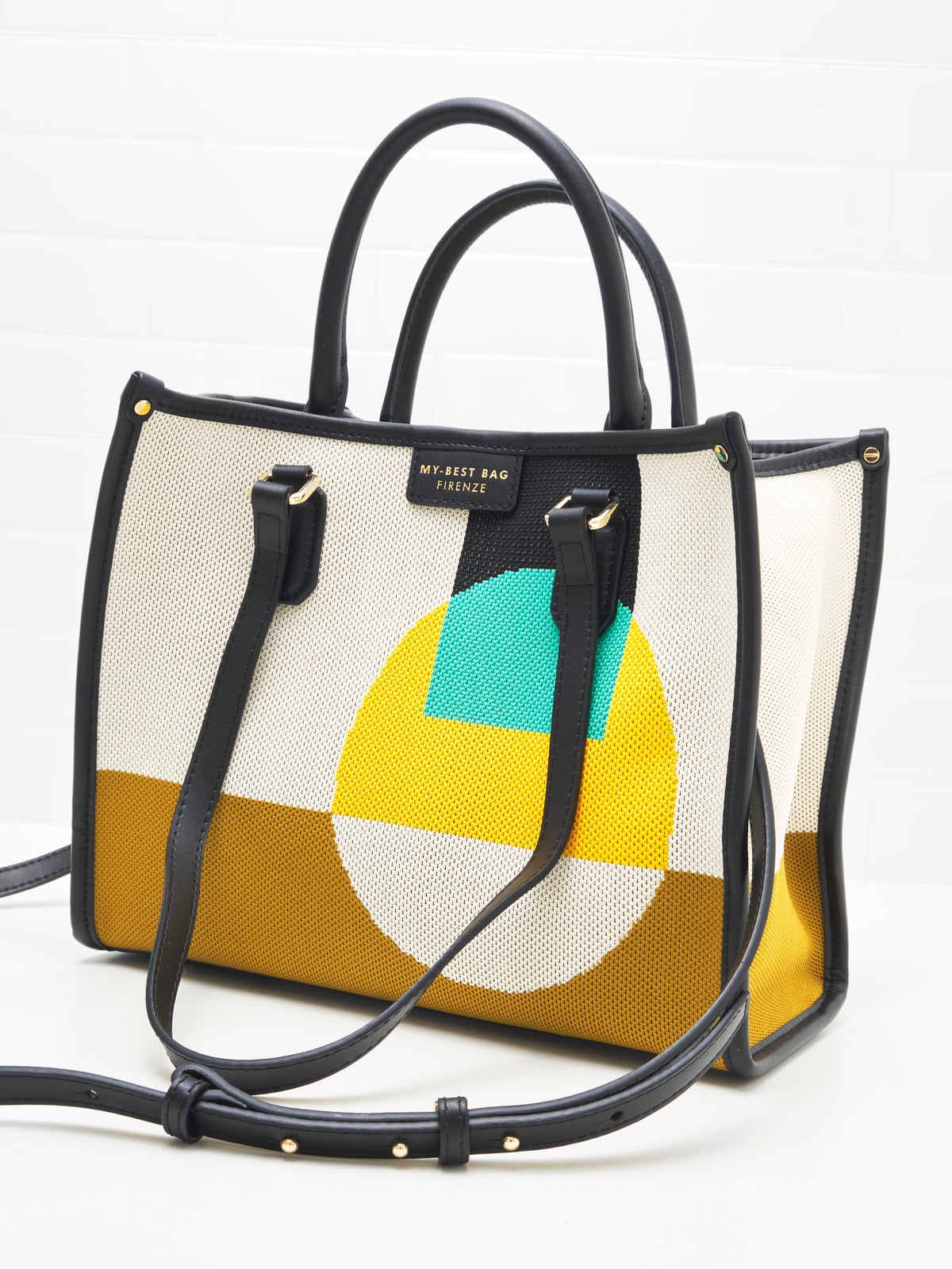 My Best Bag Firenze Shopping Bauhaus ocra 28cm