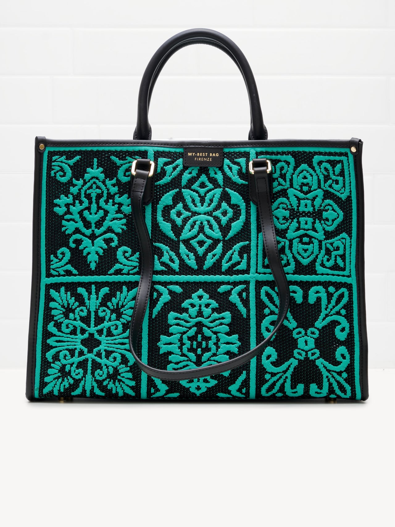 My Best Bag Firenze - Borsa Shopping Lisbona electric green 39cm 