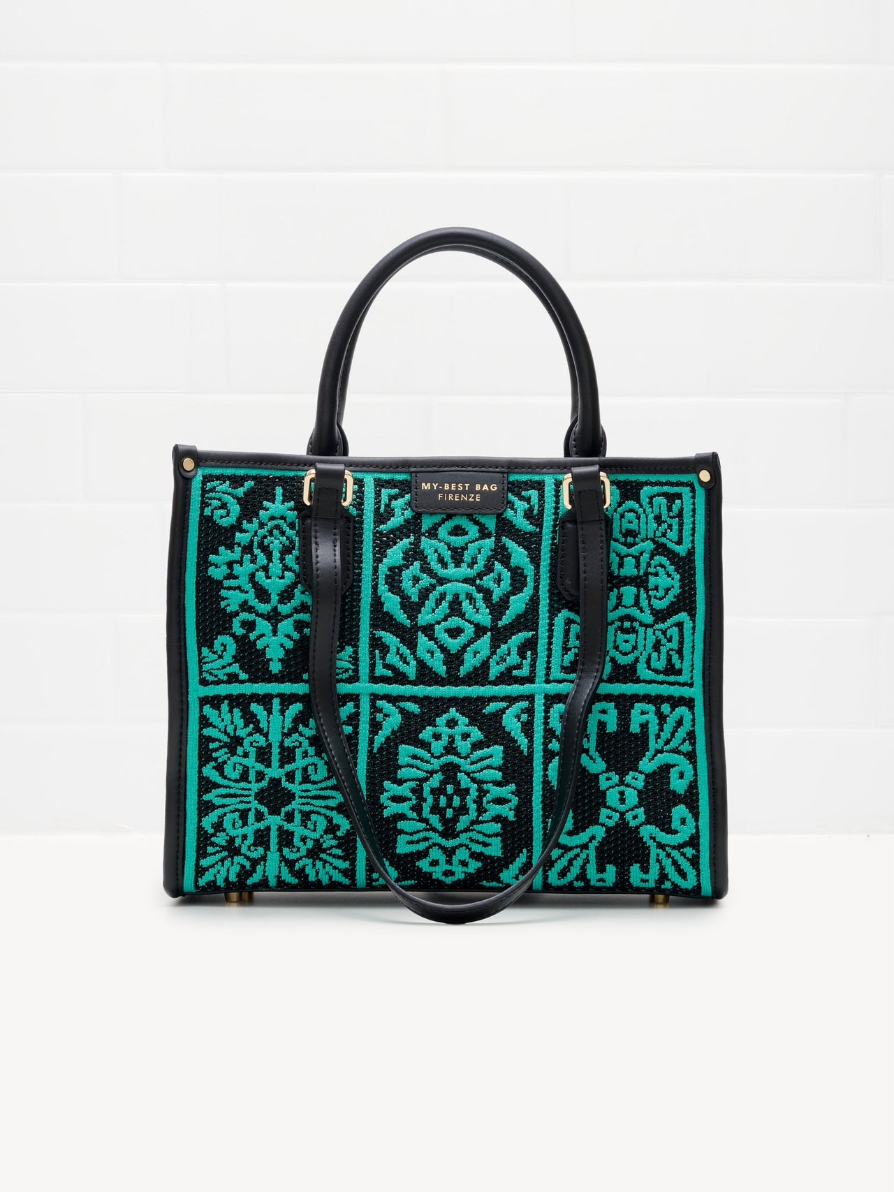 My Best Bag Firenze - Borsa Shopping Lisbona Electric Green 28cm 