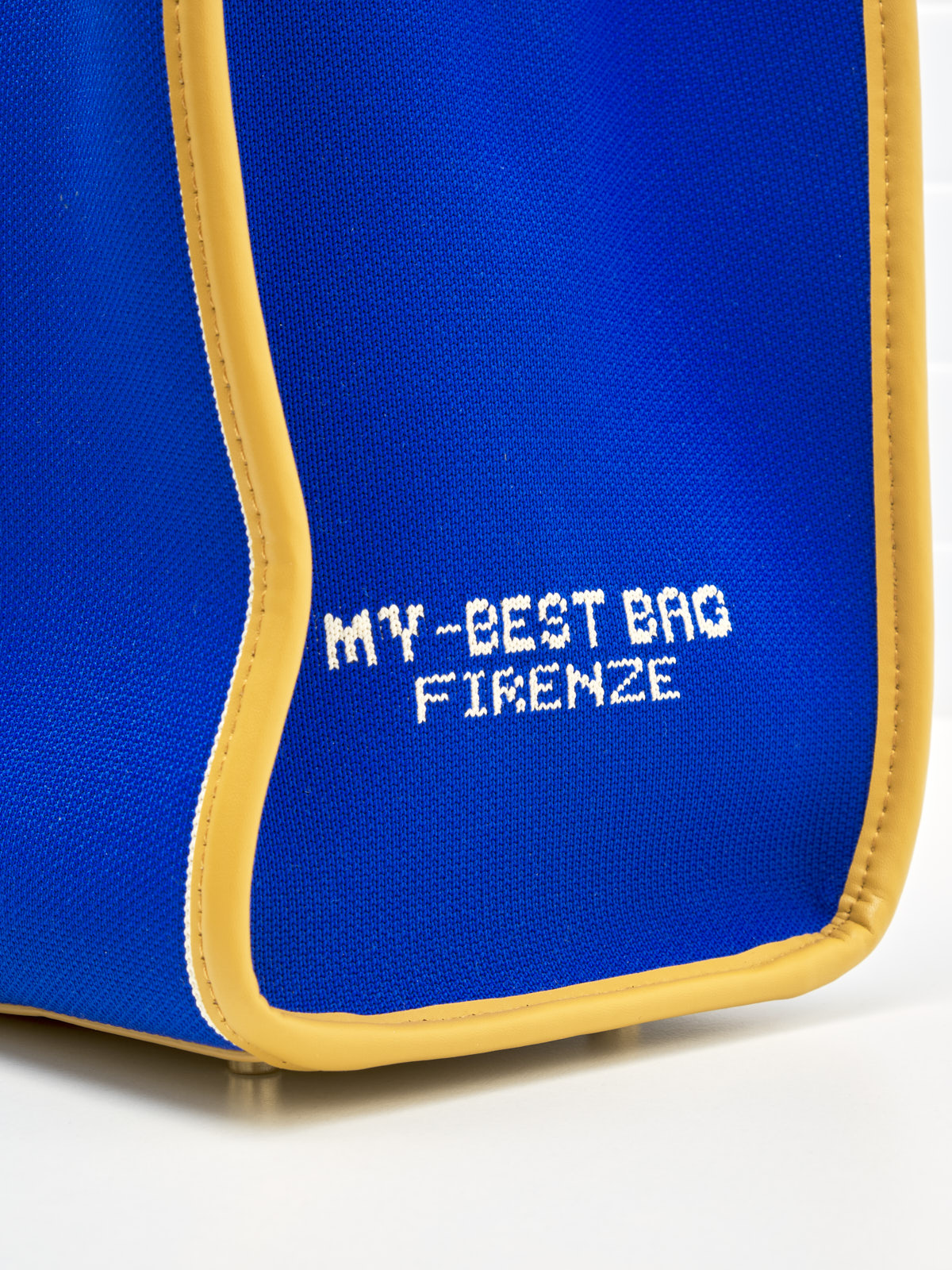 My Best Bag Firenze - Borsa Shopping Garden Blu 39cm 