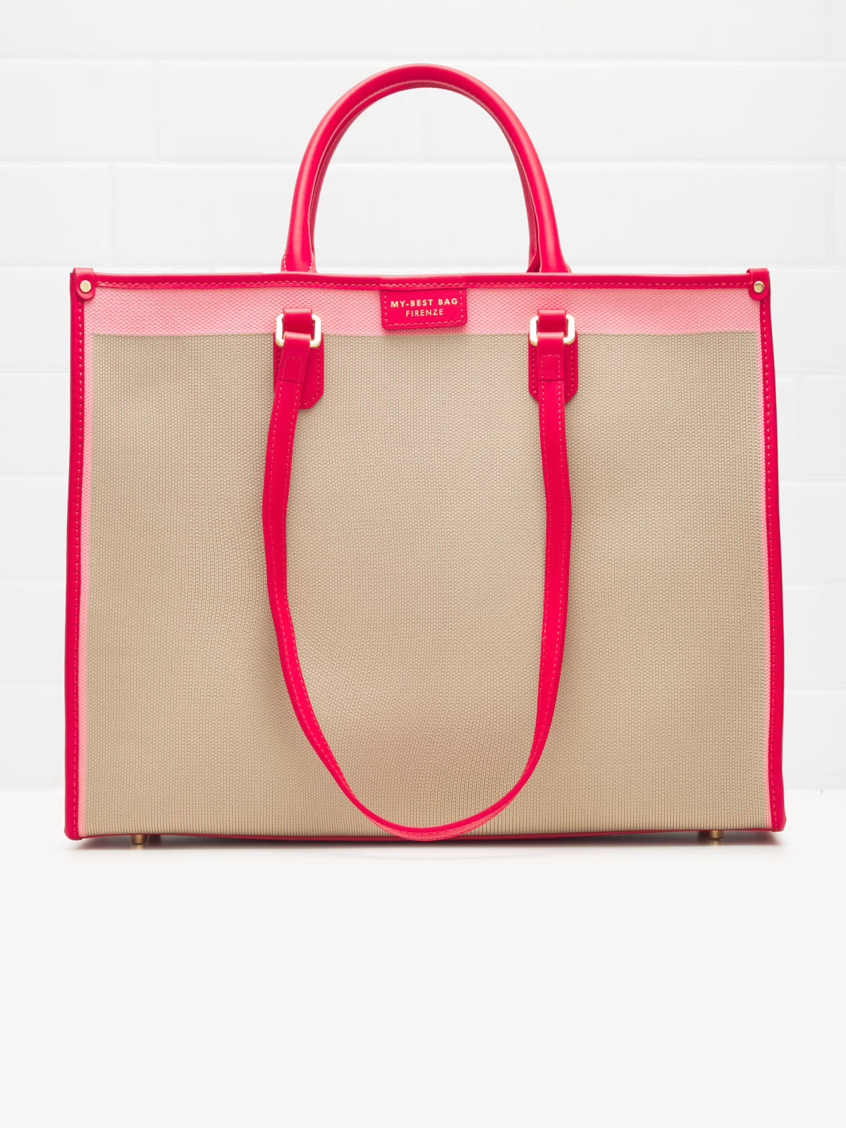 Borsa Shopping Peony Blu 39cm