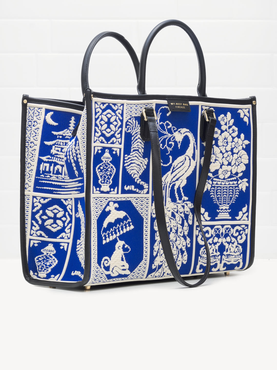 My Best Bag Firenze - Borsa Shopping Atena Willow Royal 39cm 