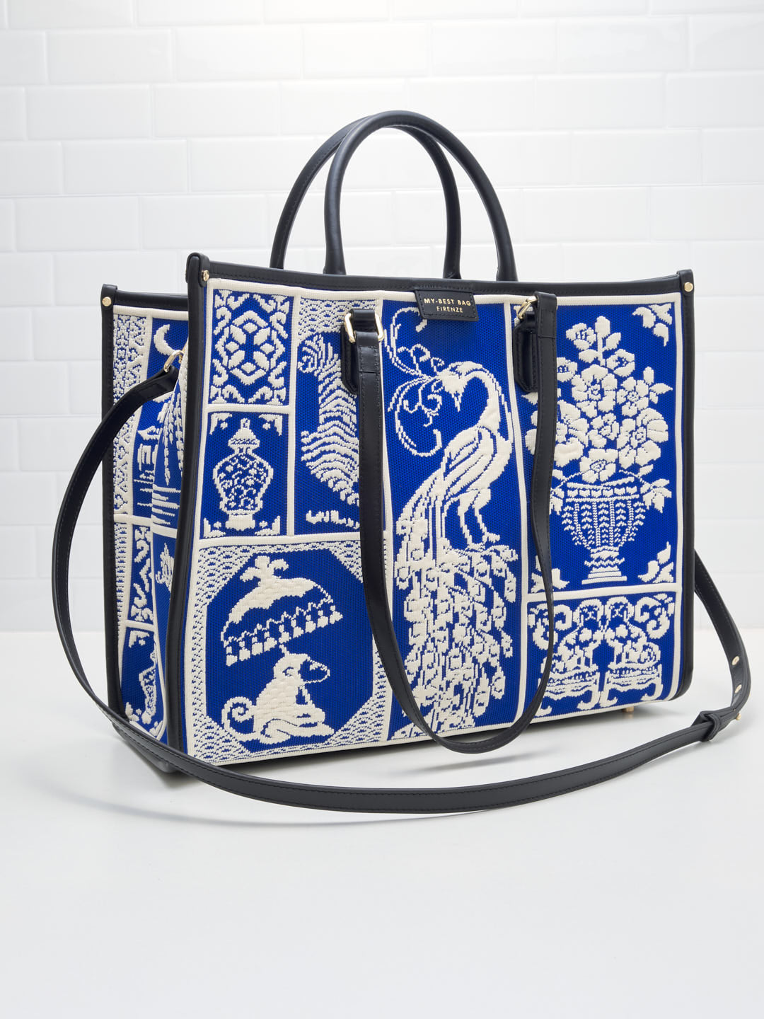 My Best Bag Firenze - Borsa Shopping Atena Willow Royal 39cm 