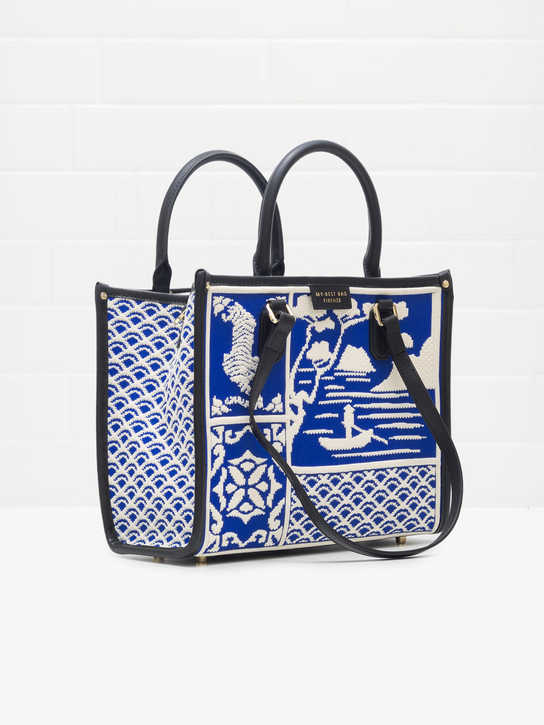 My Best Bag Firenze - Borsa Shopping Atena Willow Royal 28cm 