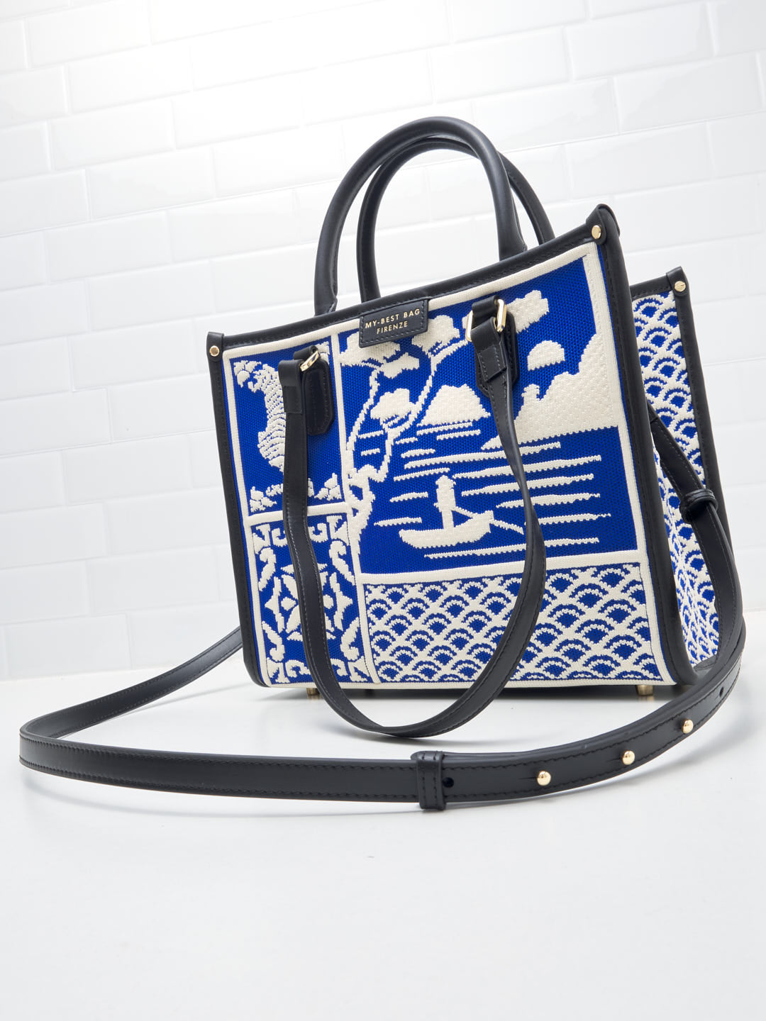 My Best Bag Firenze - Borsa Shopping Atena Willow Royal 28cm 