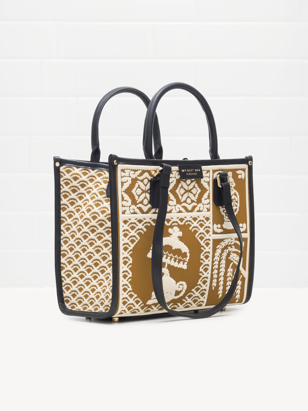 My Best Bag Firenze - Borsa Shopping Atena Willow Spice 28cm 