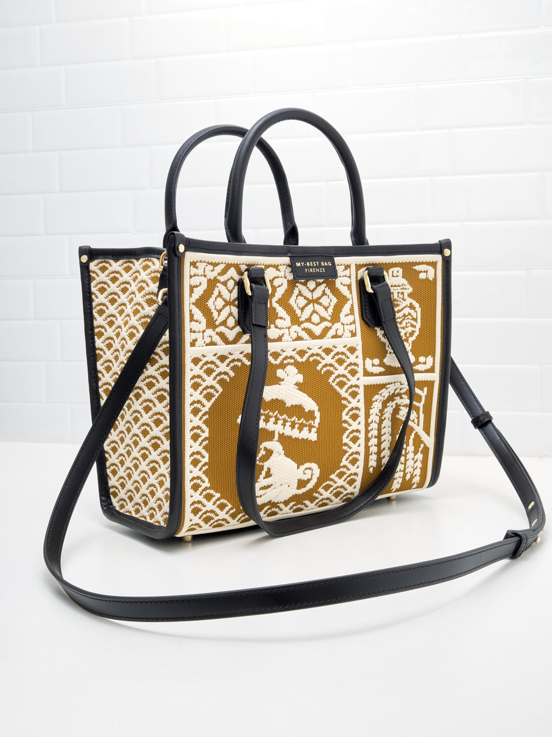 My Best Bag Firenze - Borsa Shopping Atena Willow Spice 28cm 