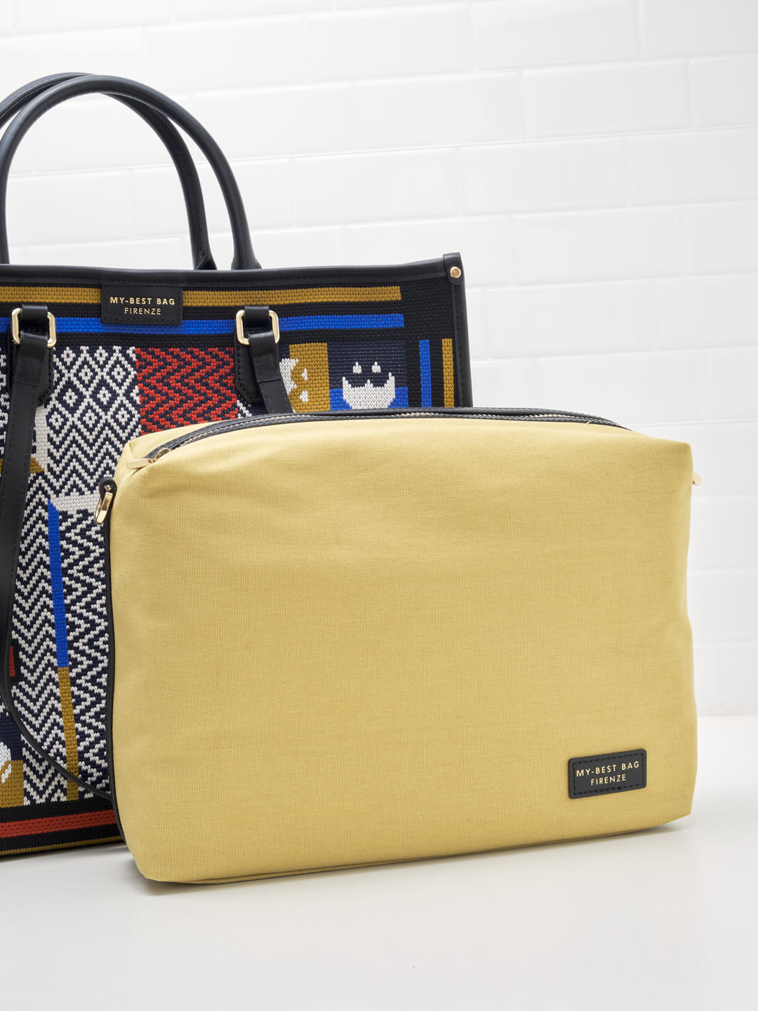 My Best Bag Firenze - Borsa Shopping Atena Elephant 39cm 