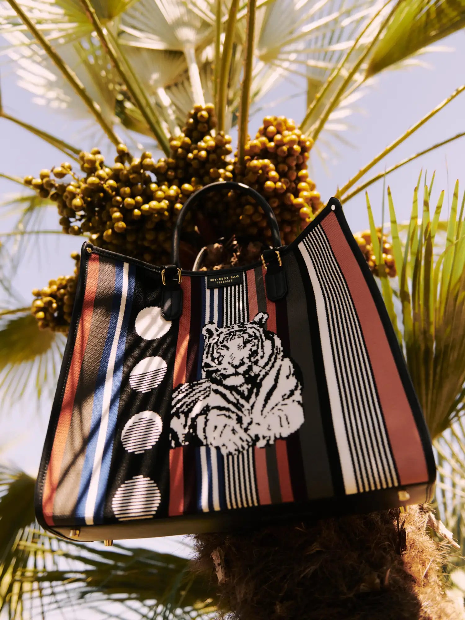 My Best Bag Firenze - Borsa Shopping Atena Tiger 39cm 