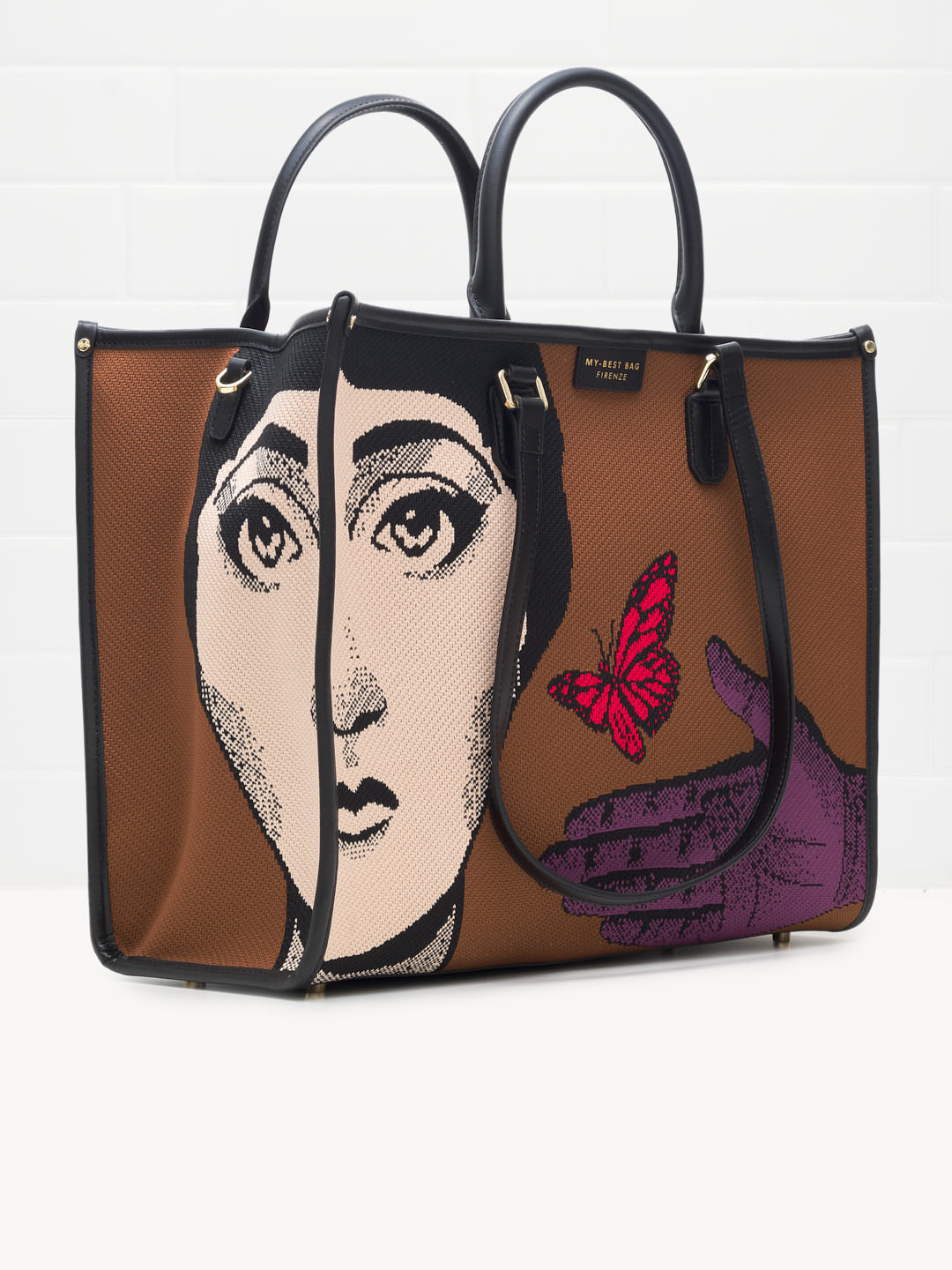 My Best Bag Firenze - Borsa Shopping Atena Butterfly 39cm 