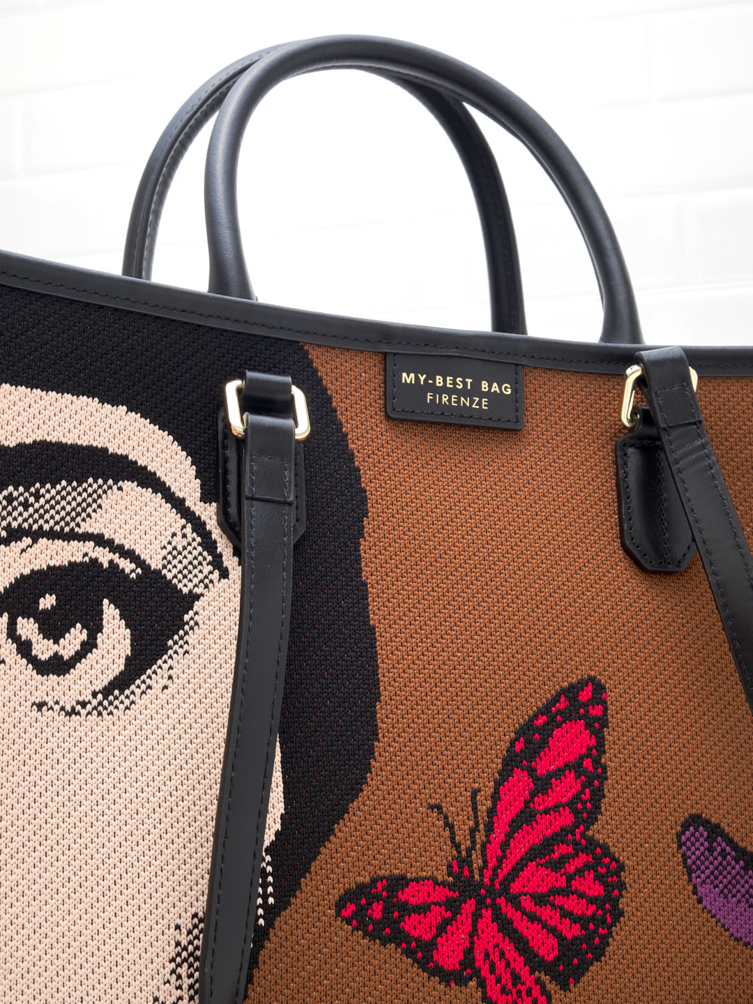 My Best Bag Firenze - Borsa Shopping Atena Butterfly 39cm 