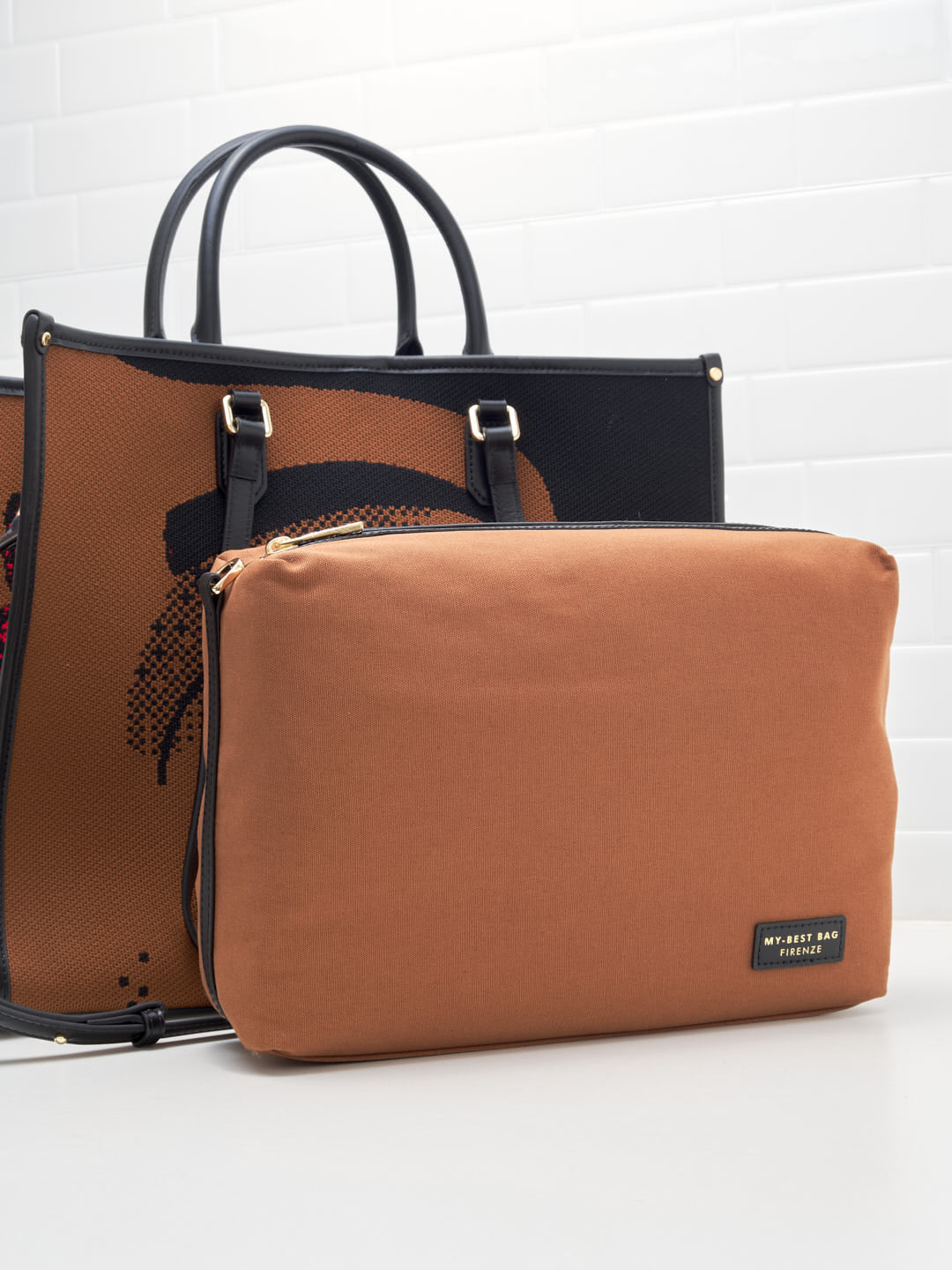 My Best Bag Firenze - Borsa Shopping Atena Butterfly 39cm 