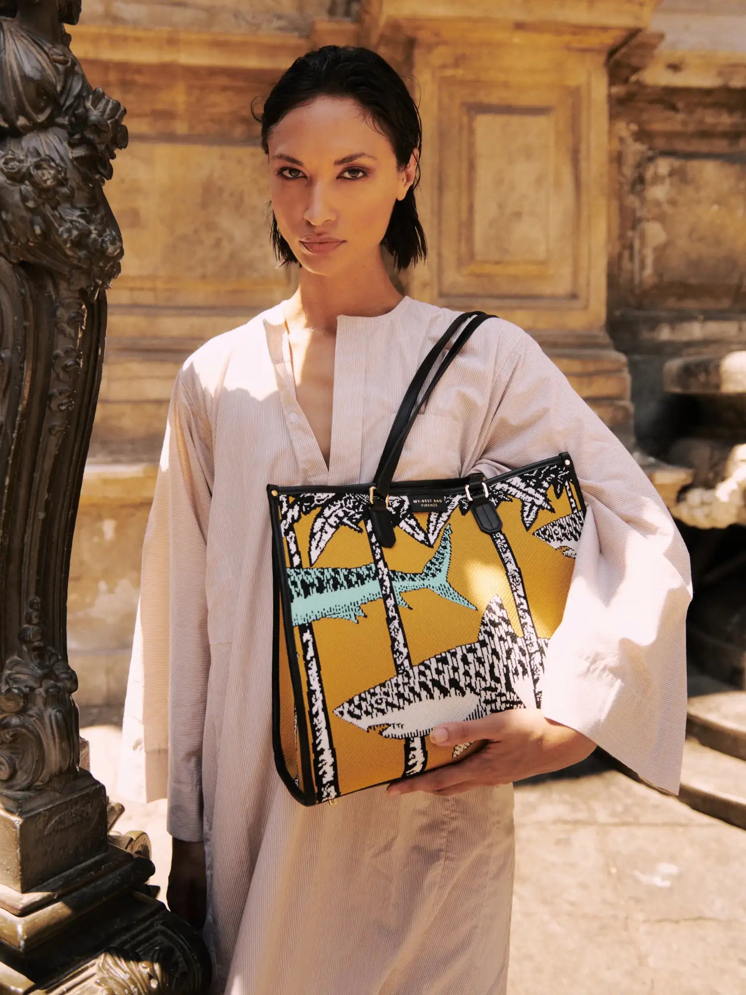 My Best Bag Firenze - Borsa Shopping Atena Shark 39cm 