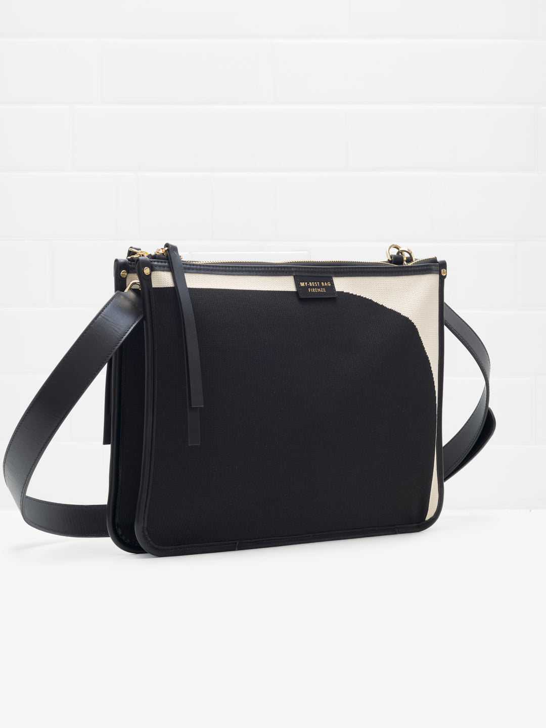 My Best Bag Firenze - Borsa Shopping Atena Ebony 39cm 