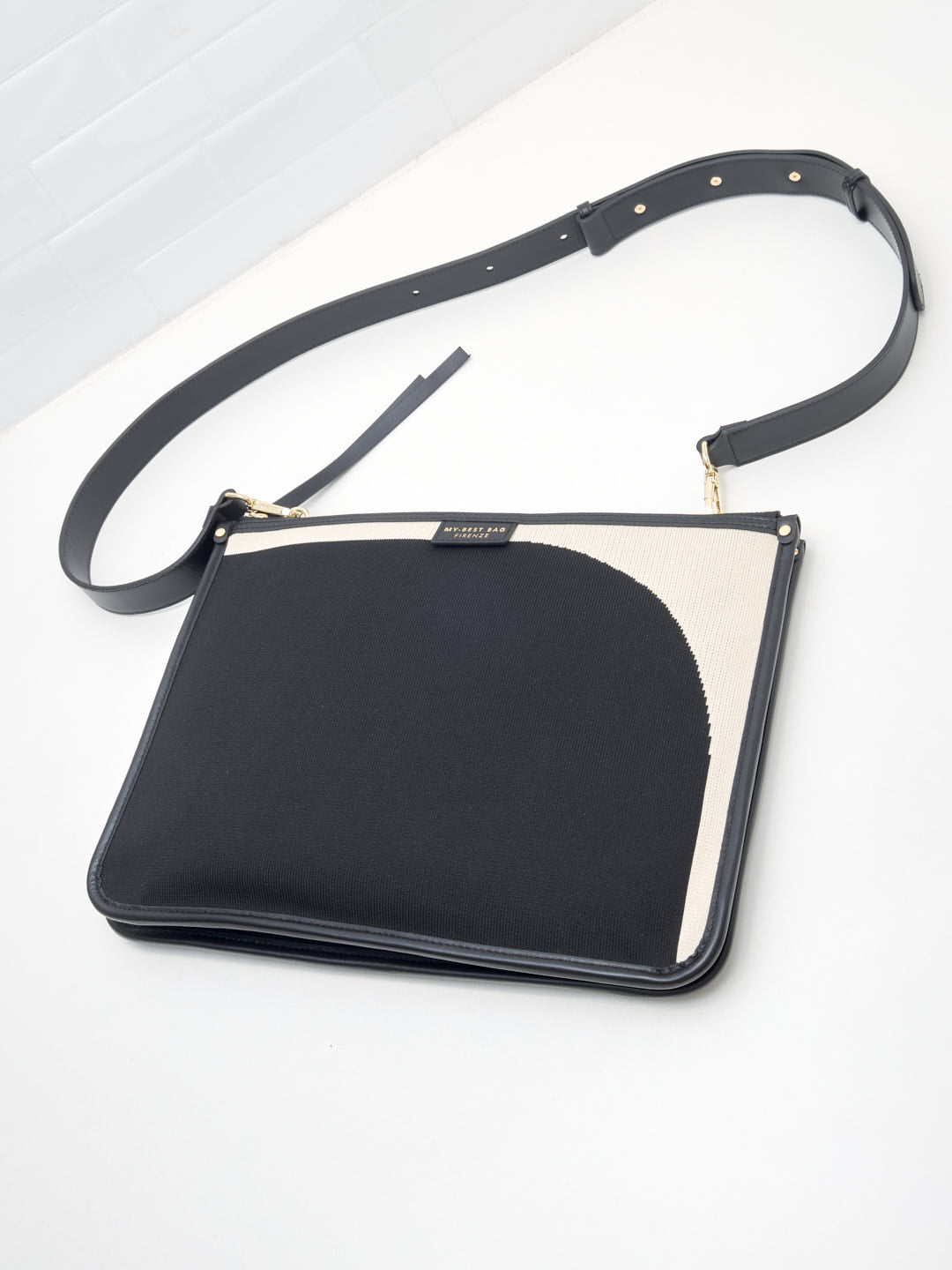 My Best Bag Firenze - Borsa Shopping Atena Ebony 39cm 