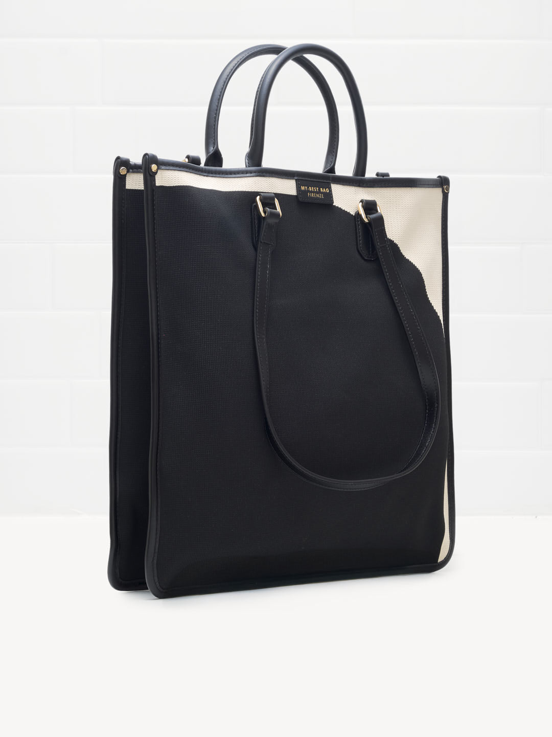 My Best Bag Firenze - Borsa Shopping Atena Ebony 28cm 