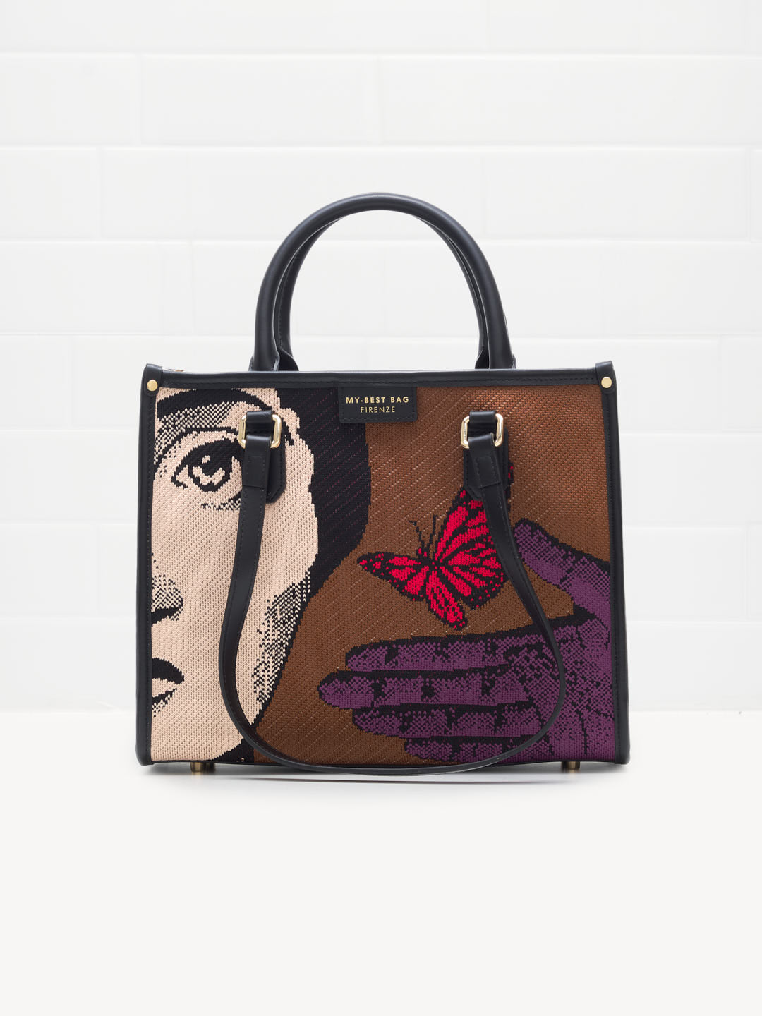 My Best Bag Firenze - Borsa Shopping Atena Butterfly 28cm 