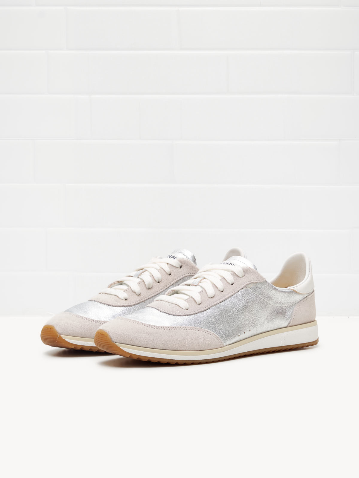 Patrizia Pepe - Sneakers Running Skin '93 laminate silver 