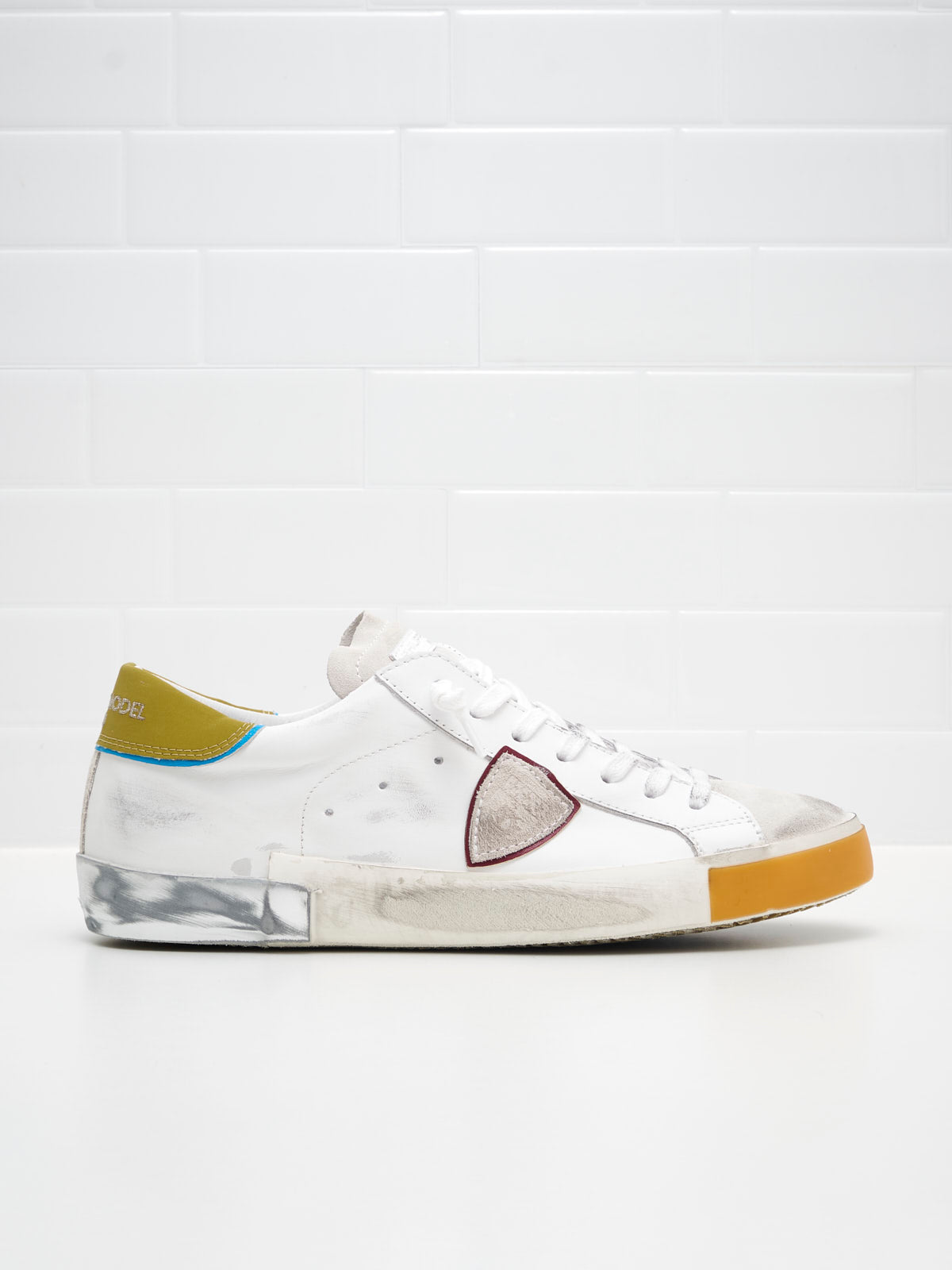 Philippe Model Paris Low Man white mustard reflex