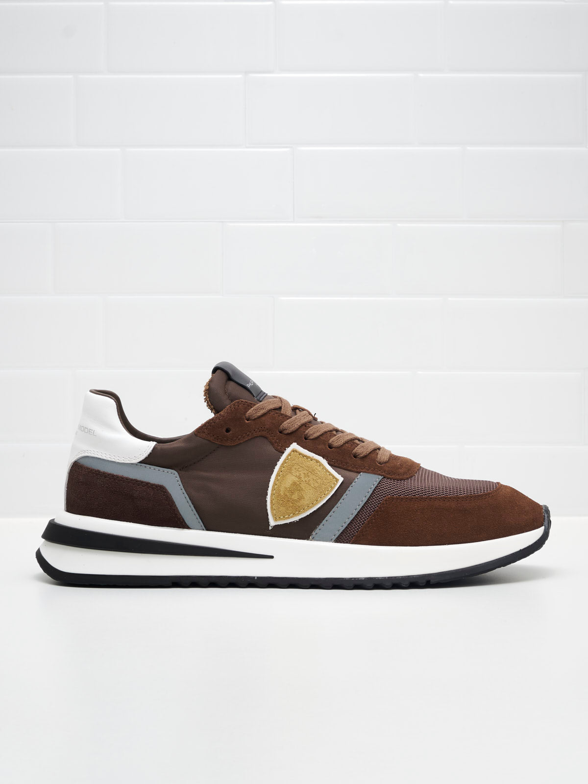 Philippe Model Lopez Low Man brown white yellow
