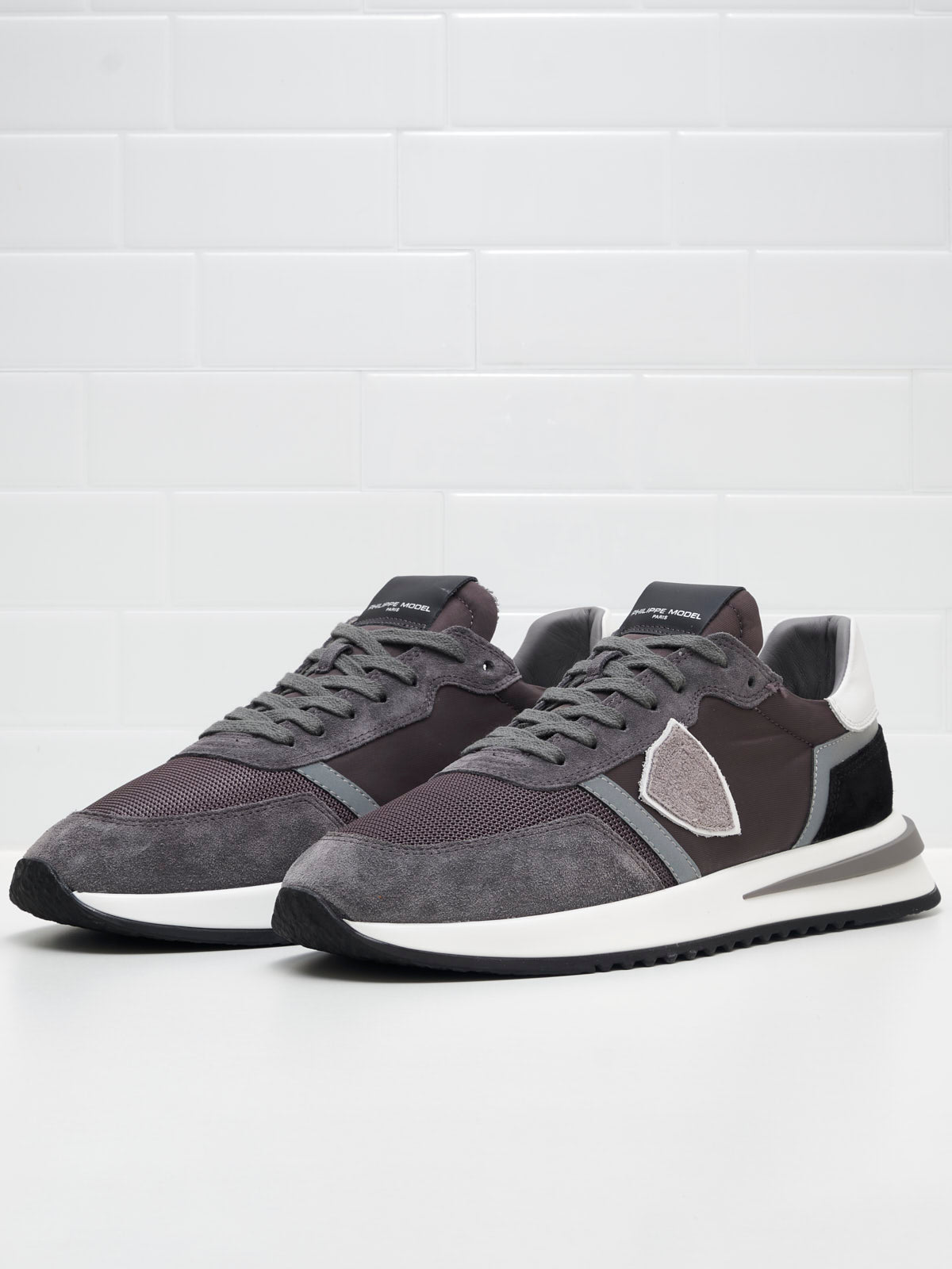 Philippe Model Tropez Low Man anthracite white black
