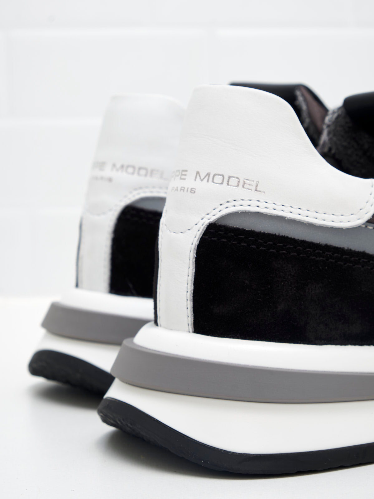 Philippe Model Tropez Low Man anthracite white black
