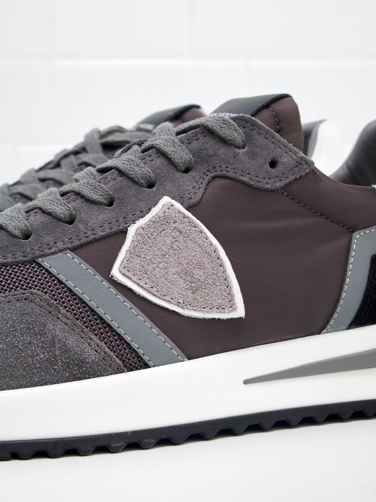 Philippe Model Tropez Low Man anthracite white black