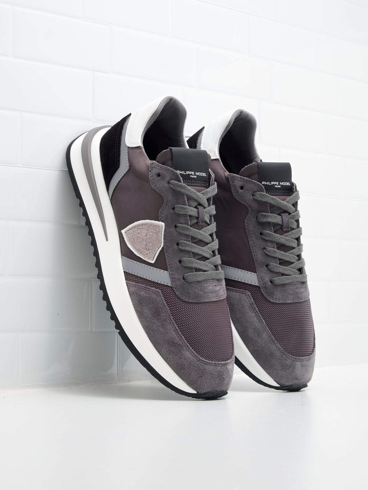 Philippe Model Tropez Low Man anthracite white blackPhilippe Model Tropez Low Man anthracite white black