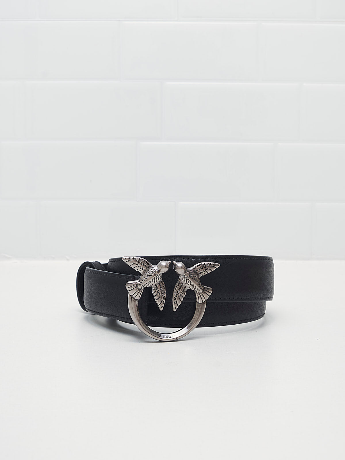  Pinko Cintura Love Berry black silver