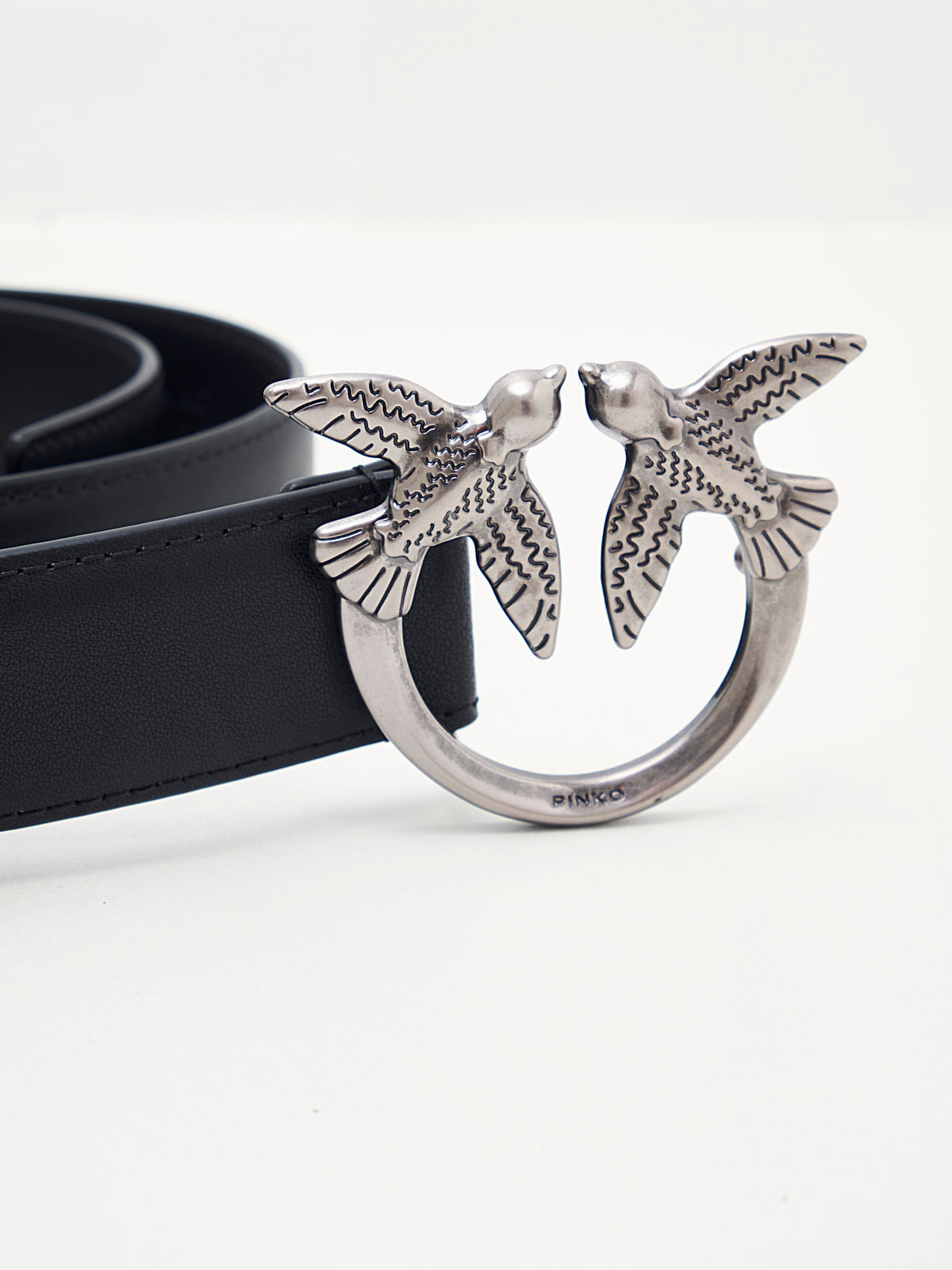 PINKO - Cintura Love Berry H3 black silver 