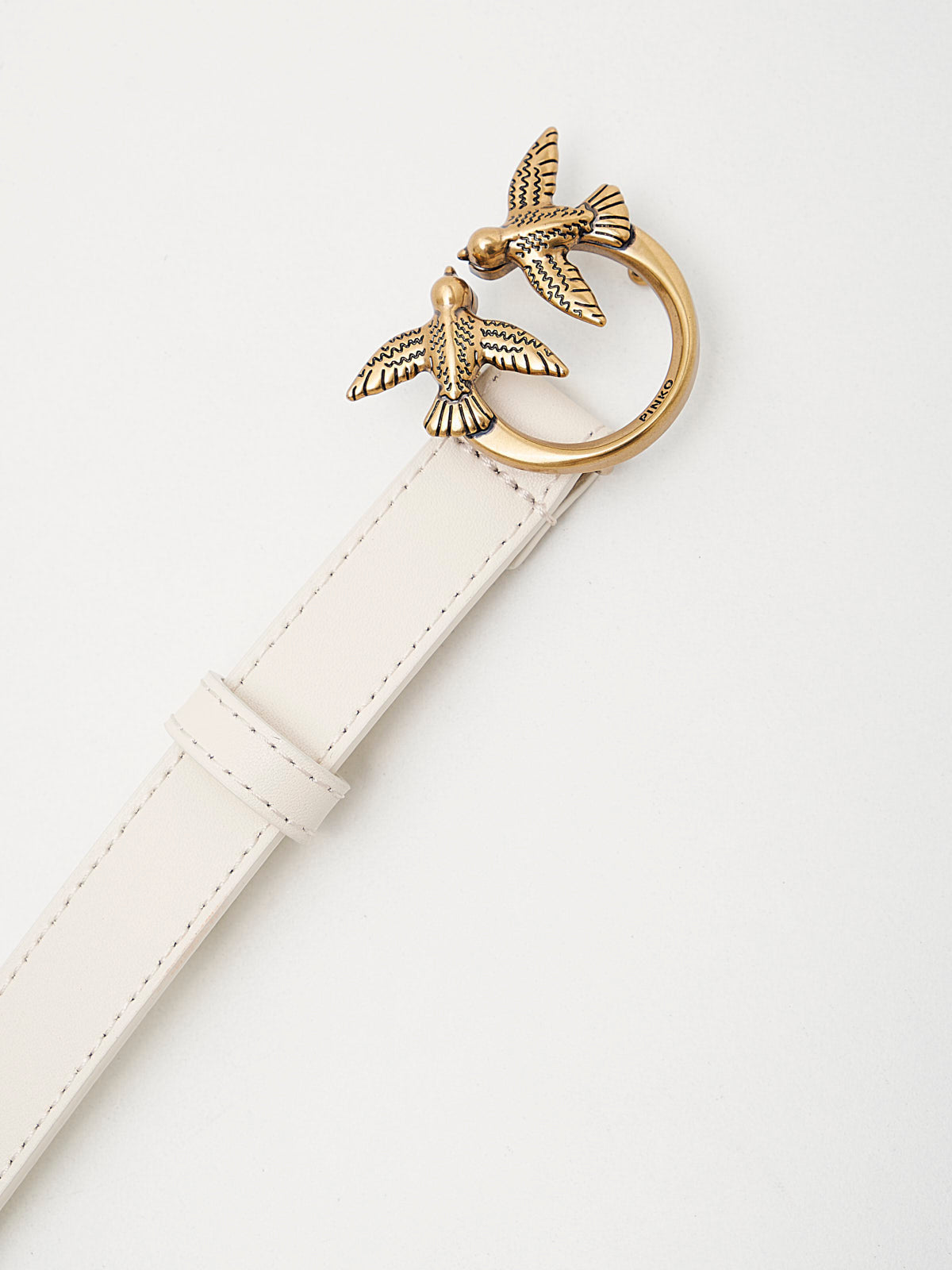 PINKO - Cintura Love Berry Simply H2 Ivory 