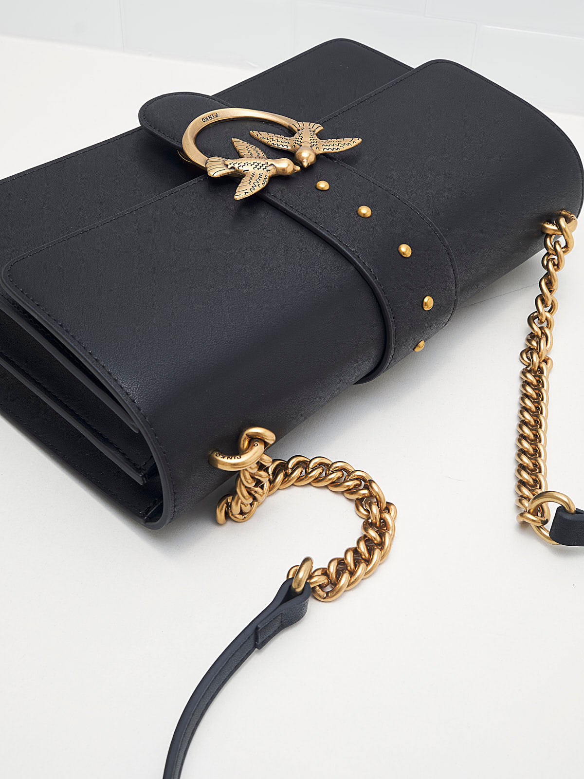 PINKO - Borsa a Tracolla Love Bag One Simply black gold 