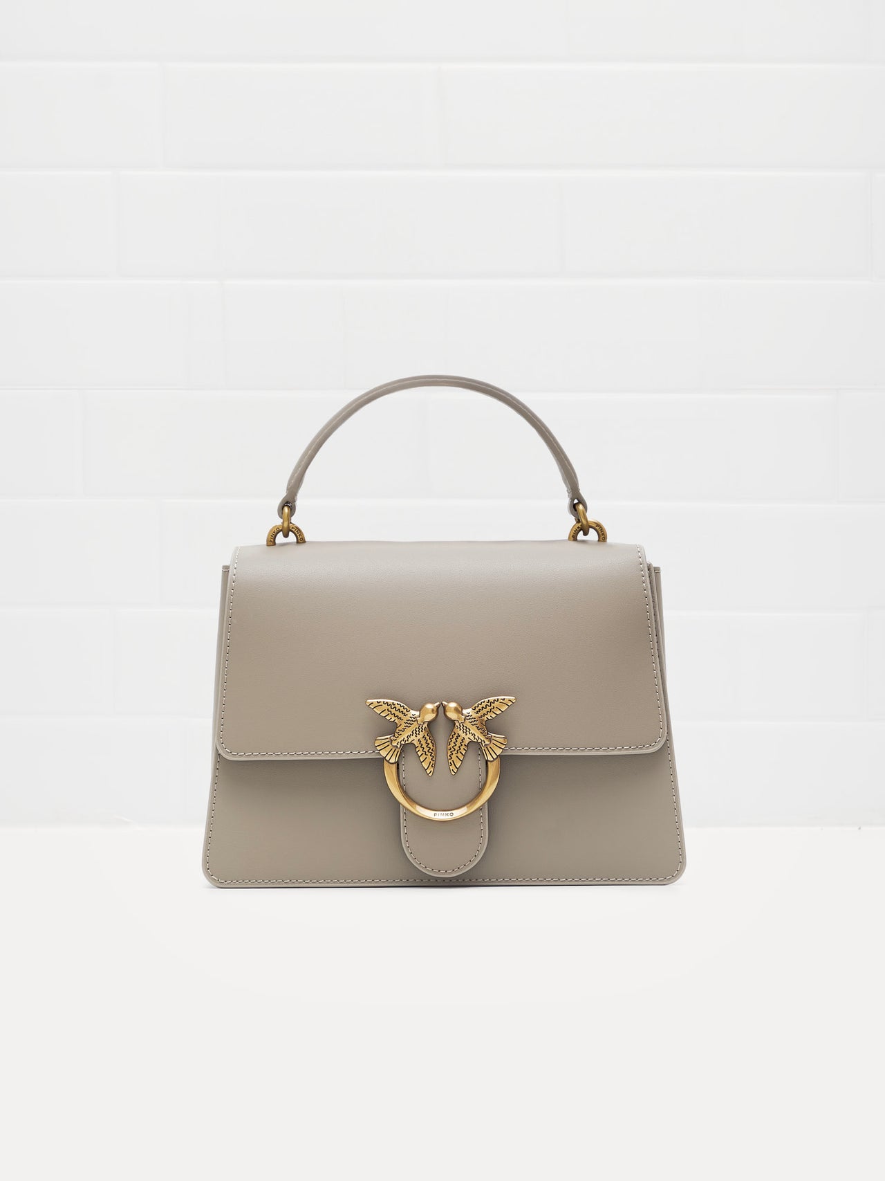 Pinko Classic Love Bag One Top taupe gold