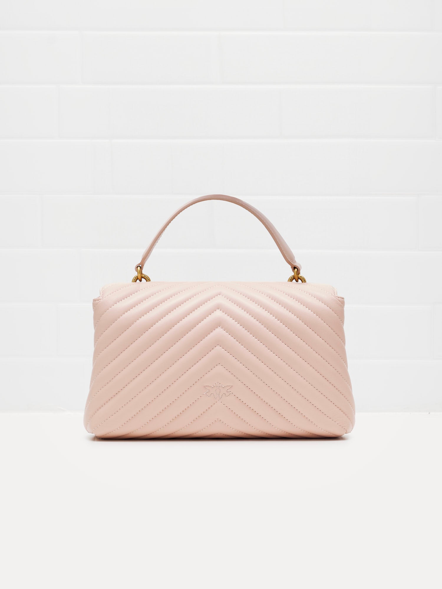 PINKO - Borsa a Tracolla Love Lady Puff Classic cipria gold 