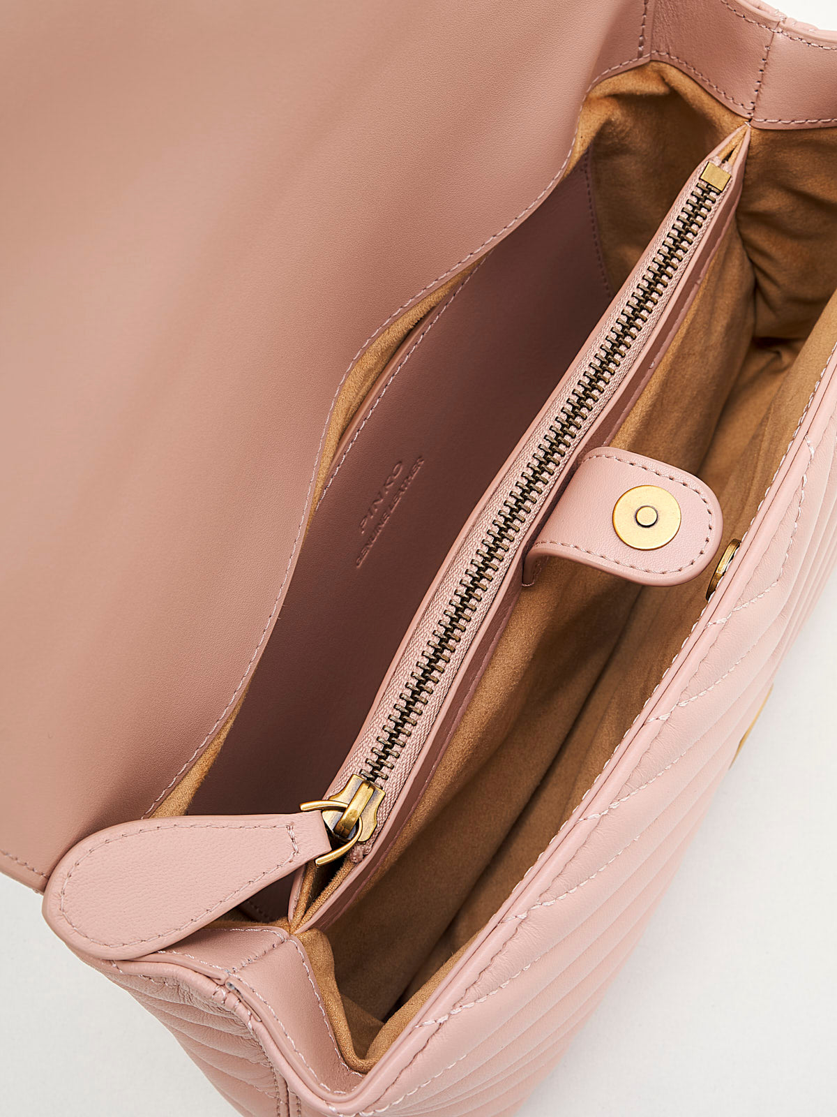 PINKO - Borsa a Tracolla Love Lady Puff Classic cipria gold 