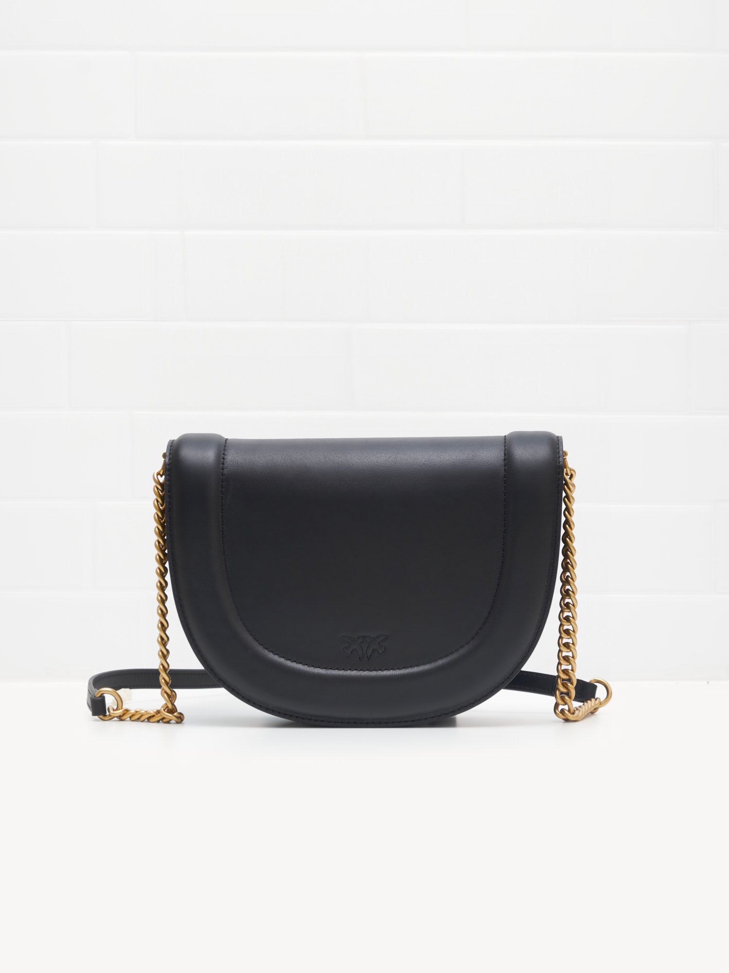 PINKO - Borsa a Tracolla Love Bag Click Round black gold 