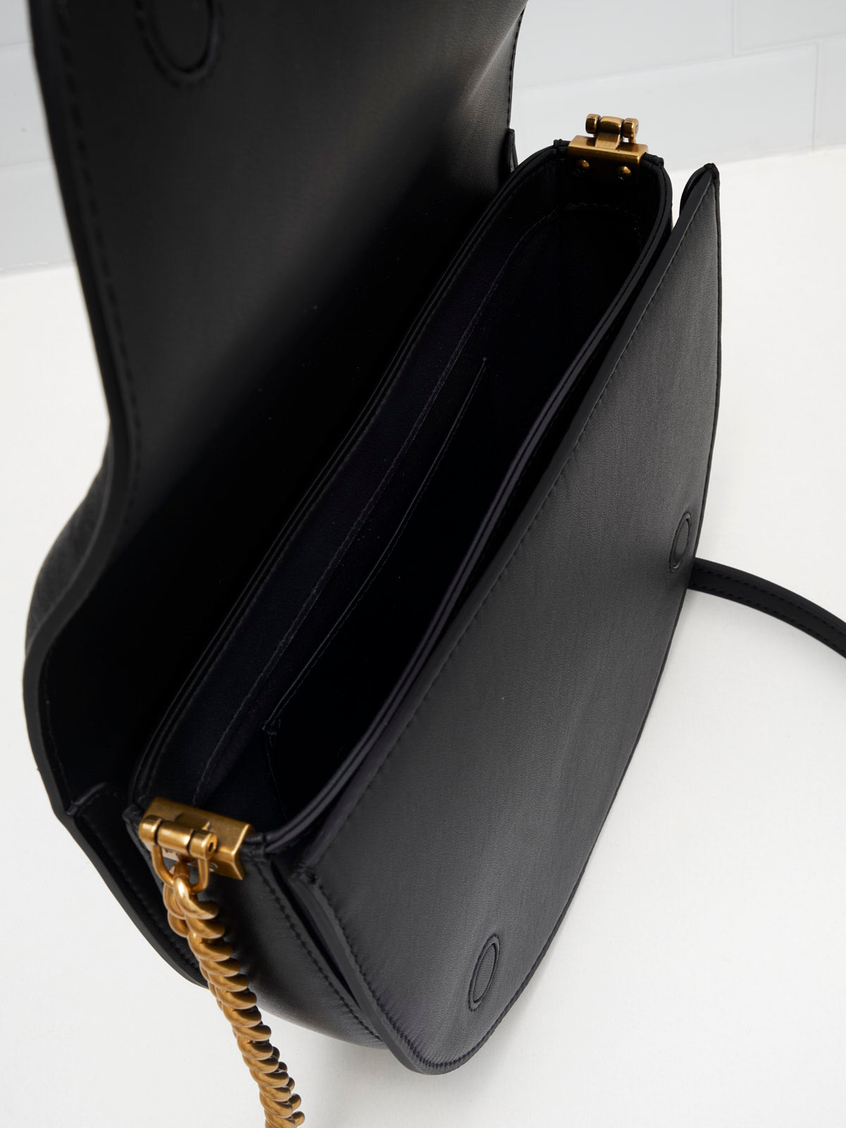 PINKO - Borsa a Tracolla Love Bag Click Round black gold 