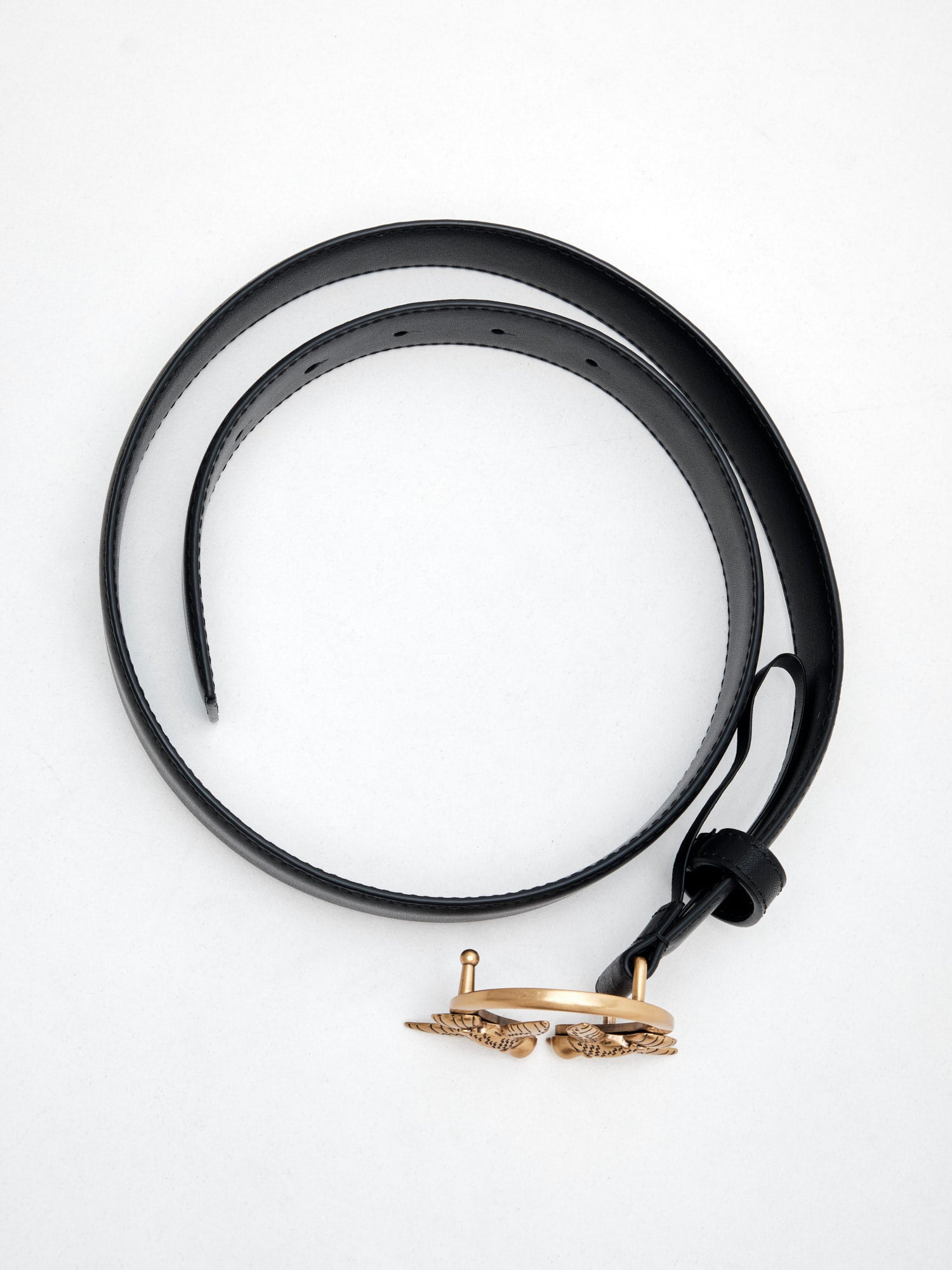 PINKO - Cintura Love Berry H3 Double black gold 