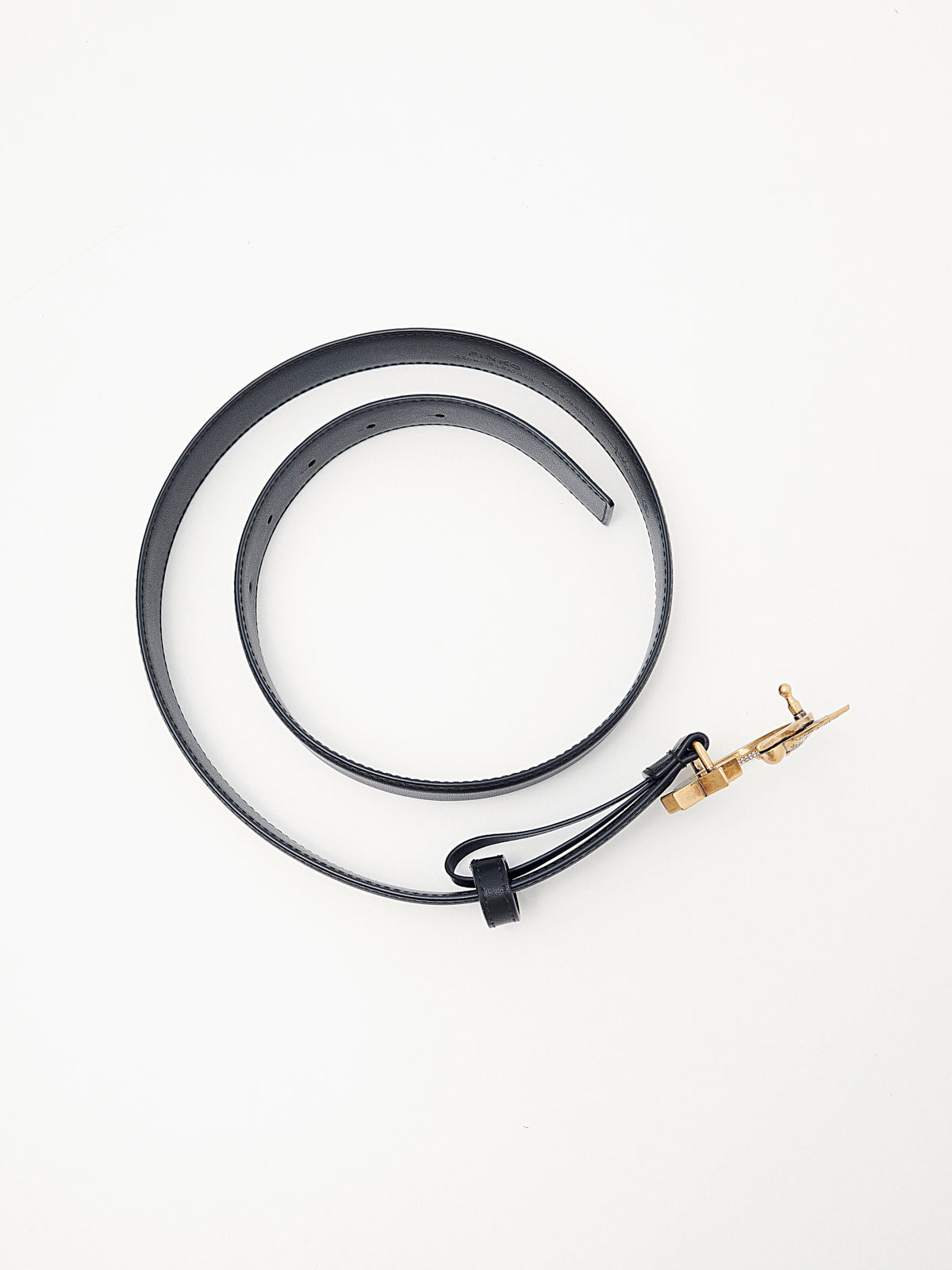 PINKO - Cintura Love Berry H3 black gold SW 