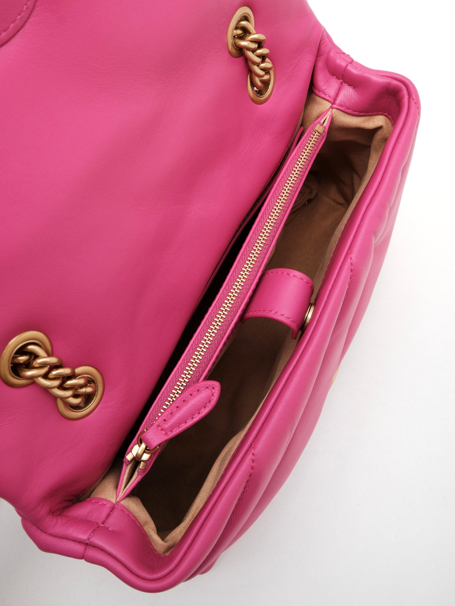 PINKO - Borsa a Tracolla Classic Love Bag Puff Maxi Quilt pink Pinko gold 
