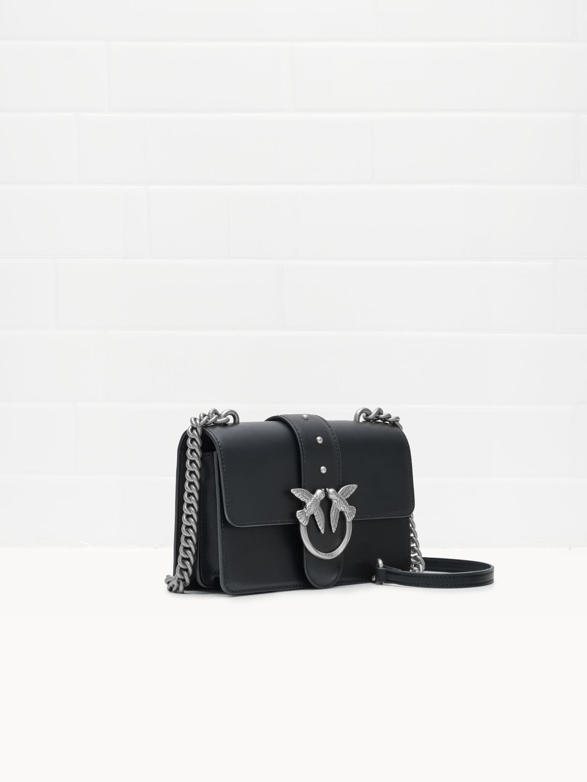 PINKO - Borsa a Tracolla Love Bag One Mini Simply black silver 
