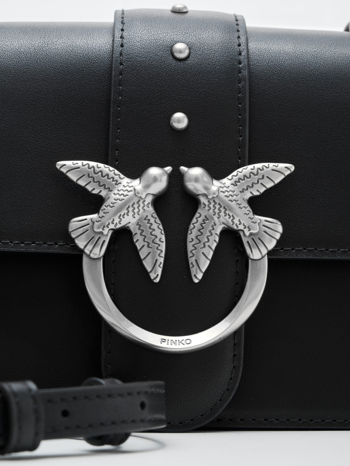 PINKO - Borsa a Tracolla Love Bag One Mini Simply black silver 