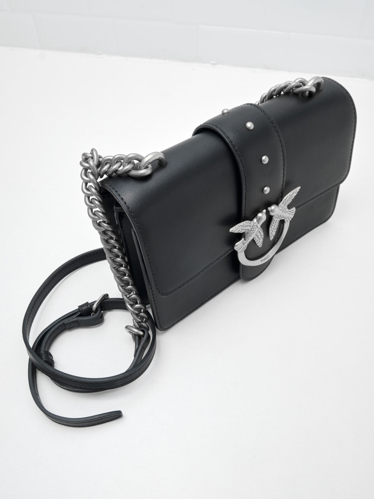 PINKO - Borsa a Tracolla Love Bag One Mini Simply black silver 